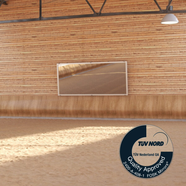 Manegespiegel voor binnenbak – Easy Fix Supersafe 510 cm