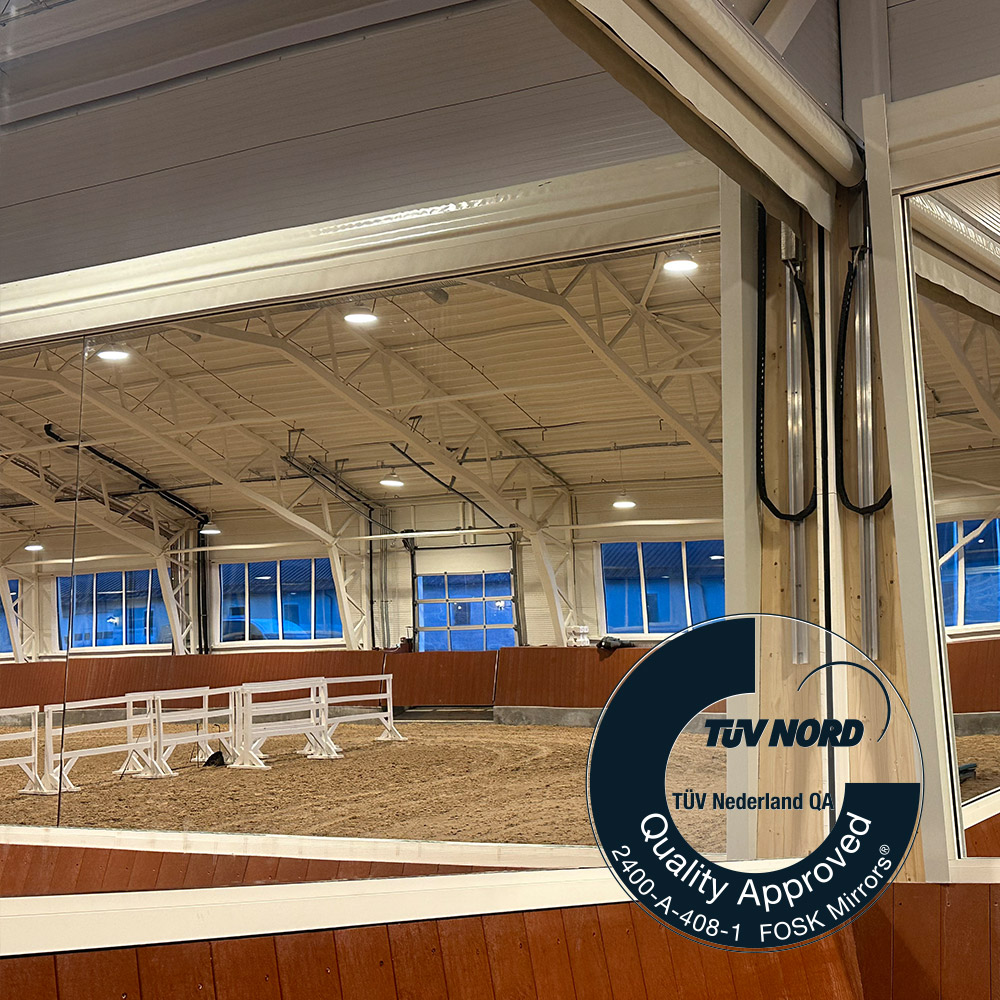 Manegespiegel voor binnenbak – Easy Fix Supersafe 510 cm - Afbeelding 8
