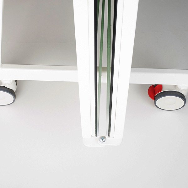 Verrijdbare spiegel wit - 5 Mtr - Afbeelding 4